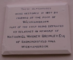 Almshouses Plaque