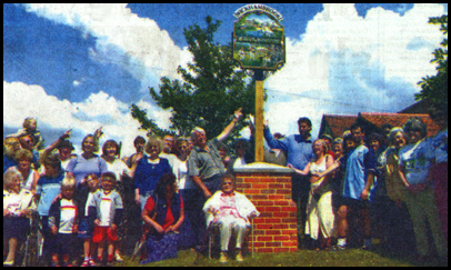 Village sign unveiled